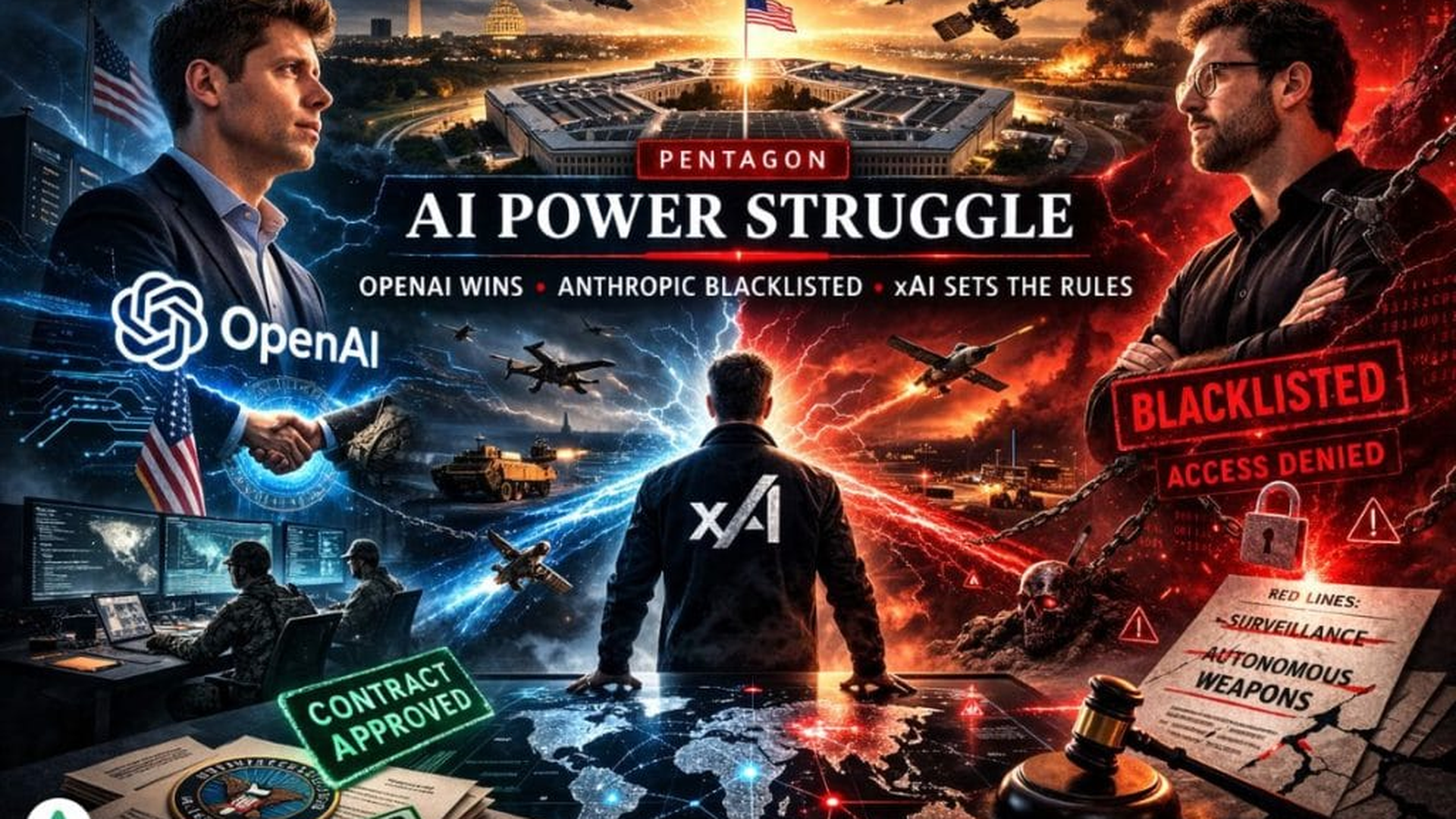 Pentagon Anthropic Blacklist Struck Down, OpenAI Cuts Cursor, Nvidia Pauses $36B Program - Featured image